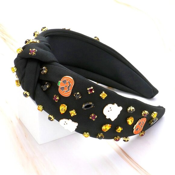 Fabulous HalloweenTheme Embellished Knotted Headband